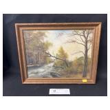 C.A. Knight Oil On Board