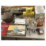 Porcelain Collectibles, Stamps, Bottles