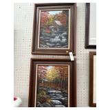 (2) E. Wenger Oil On Boards