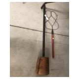 Primitive Masher with Rug Beater