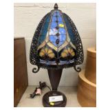 Contemporary Slag Glass Accent Light