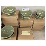 (14) Longaberger Pottery Ice Cream Bowls