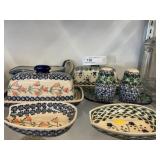 Hand Painted Polish Pottery