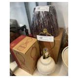 Longaberger Pottery Table Light with Shade