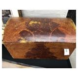Early Grain Painted Dome Top Storage Box