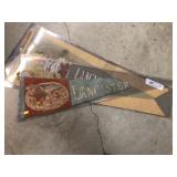 (2) Lancaster County, PA Souvenir Pennants