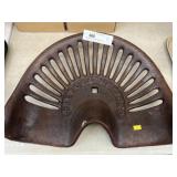 Reproduction Cast Metal Implement Seat