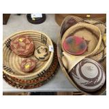 Southwestern Woven Bowls and Canisters