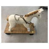 Crafted Plush Horse Pull Toy