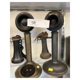 (2) Candlestick Telephones
