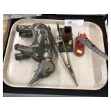 Schoenhut Elephant and Railroad Signals