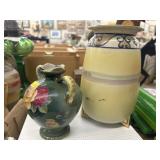 (2) Nippon Porcelain Vases