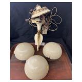 Triple Socket Hanging Light