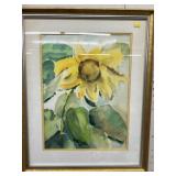 D. Houck Framed Watercolor