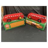 (2) Texaco Diecast Vehicle Banks