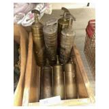 Vintage Brass Fire Extinguishers