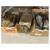 (3) Boxes of Military Carry Bags, Gas Masks