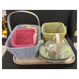(5) Longaberger Baskets