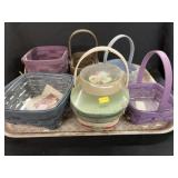 (6) Longaberger Baskets