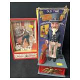 Plastic Mechanical Bank and Dalmation Toy