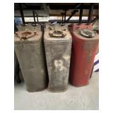 (3) Metal Fuel Cans
