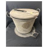 Cast Metal Griddle with Dough Riser