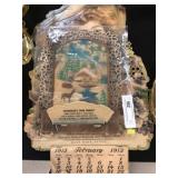 Vintage Advertising Calendar with Calendar Head