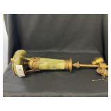 Polished Marble Double Socket Table Light