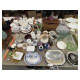 Serving Dishes, Chinaware Pitchers and Tumblers