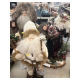 (3) Santa Figurines