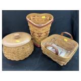 (6) Longaberger Baskets