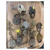 Vintage Railroad and Padlocks