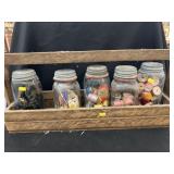 Crafted Tote with Canning Jars