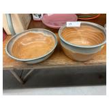 (2) Contemporary Pottery Bowls