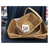 (3) Longaberger Baskets