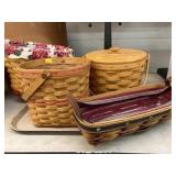 (4) Longaberger Baskets