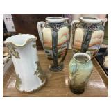 Japan Porcelain Vases with Pitcher