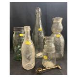 Recovered Bottles and Pie Crimper