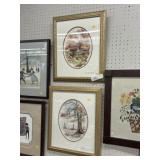 (2) Alva Holcomb Framed Prints