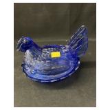 Cobalt Hen On Nest