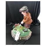 Cast Metal Golfer Door Stop