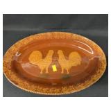 Ned Foltz Redware Platter
