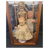(3) Vintage Composition Dolls