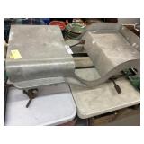 Vintage Pressed Aluminum Jeep Pedal Car