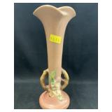 Roseville Apple Blossom Pattern Bud Vase