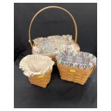 (3) Longaberger Baskets