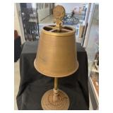 Cast Metal and Brass Table Light