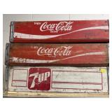 (3) Wooden Beverage Crates