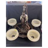 Cast Metal Hanging Light