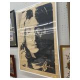 Framed John Lennon Poster